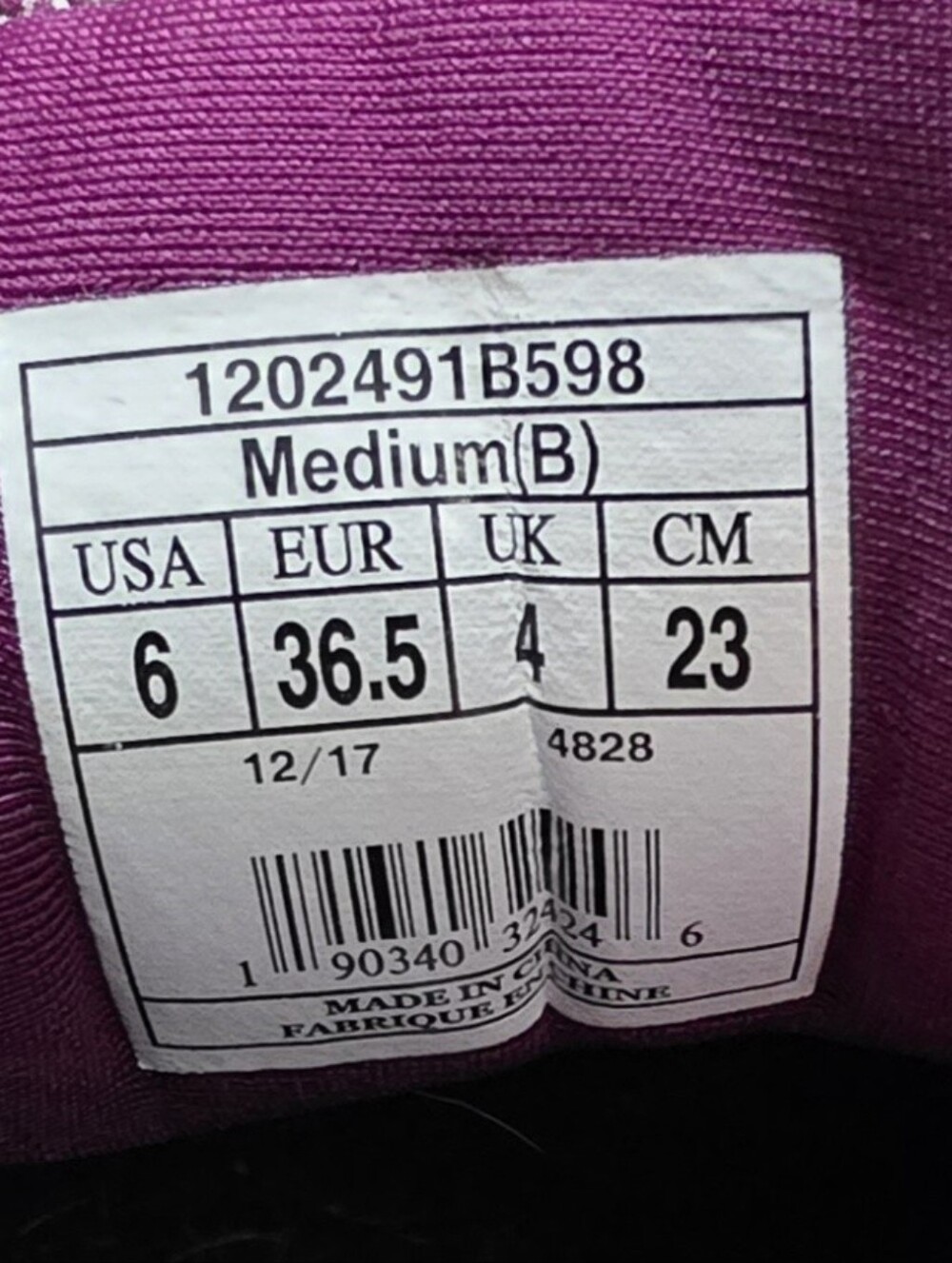 Brooks Revel Plum Running Shoes Size 6 Womens - Picture 8 of 8
